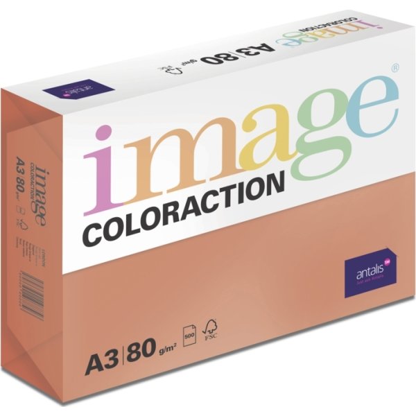 Image Coloraction A3, 80g, 500ark, Dark red