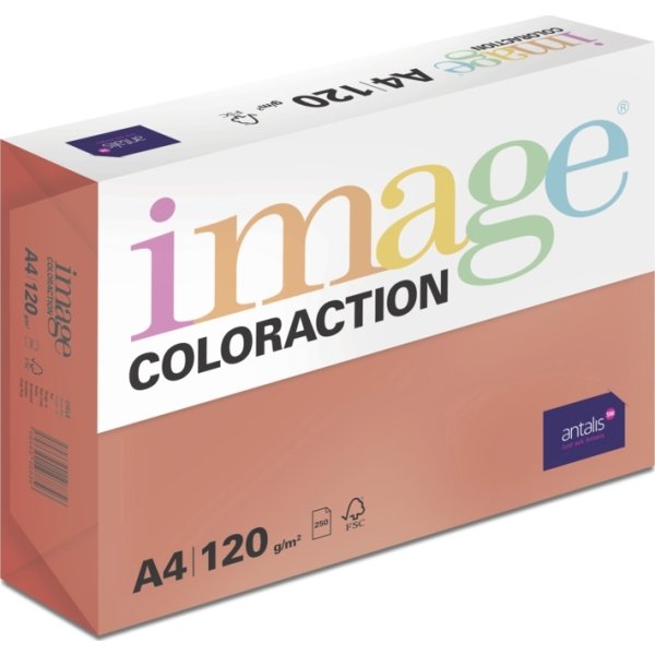 Image Coloraction A4, 120g, 250ark, Deep Red