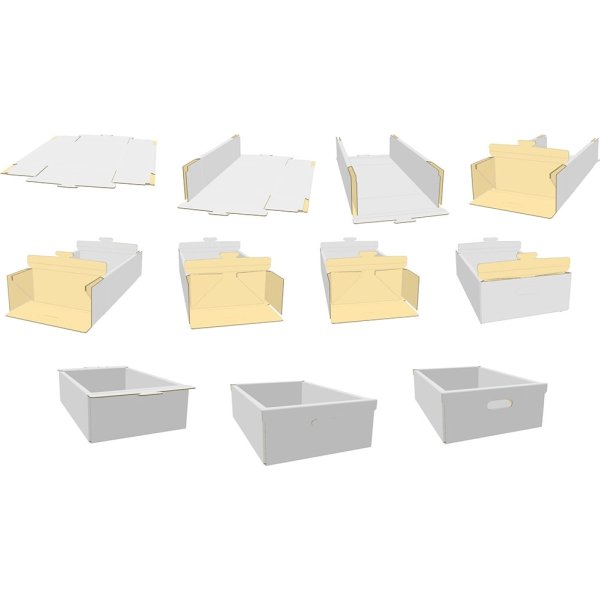 DryPack Mini Kasse | Bund+låg | 355x285x165 mm