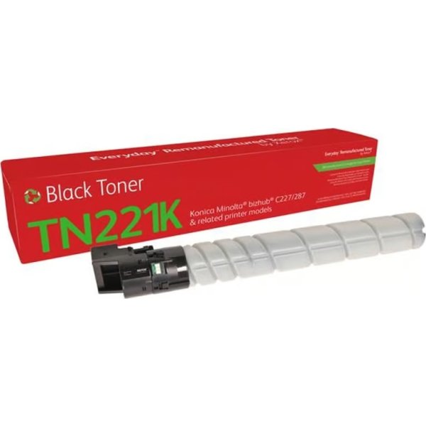 Xerox TN221K Everyday lasertoner, sort