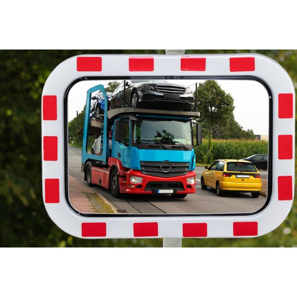 Trafikspejl, inde/ude, akryl, 60x40m