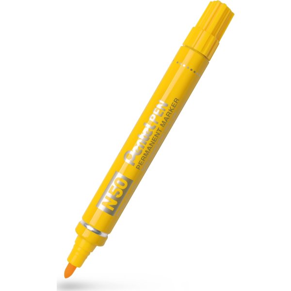 Pentel N50 Permanent marker | Rund | Gul