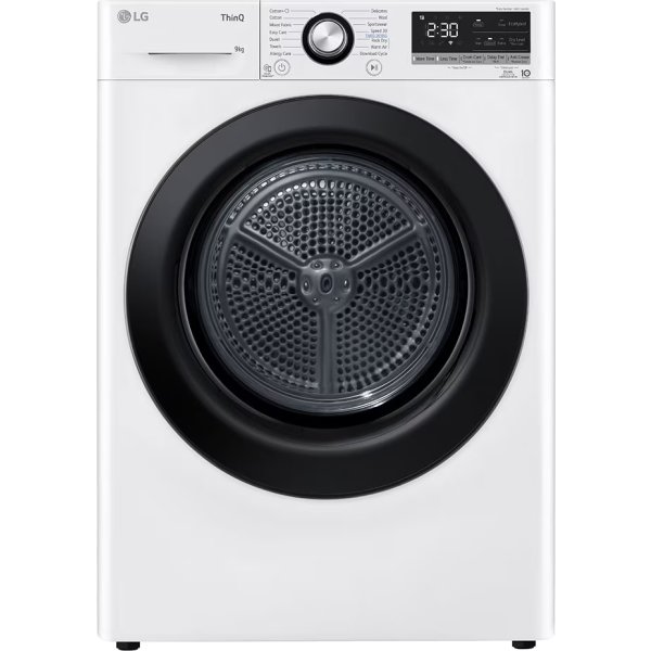 LG RV9DN9037 tørretumbler, 9KG, hvid