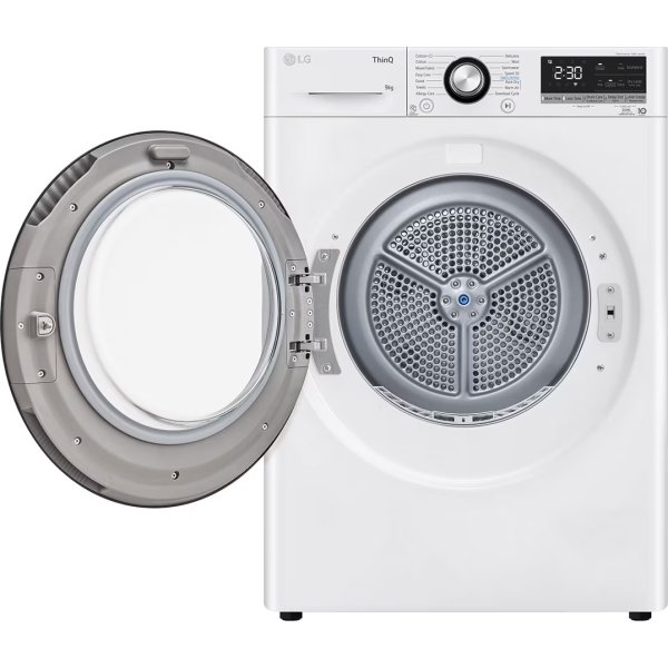 LG RV9DN9037 tørretumbler, 9KG, hvid