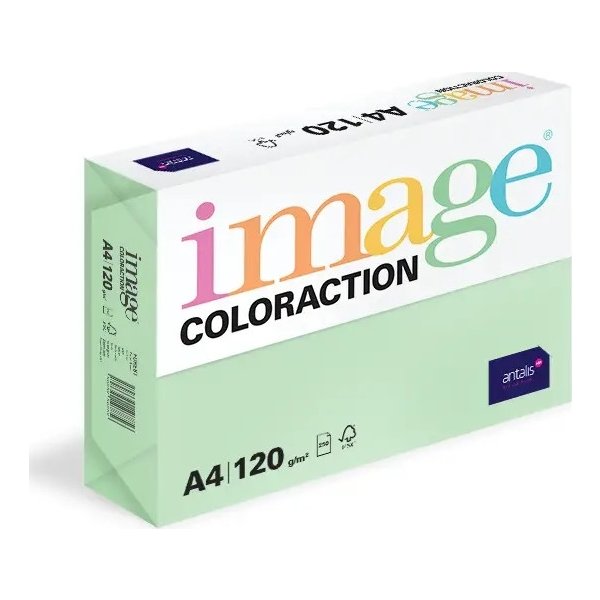 Image Coloraction A4, 120g, 250ark, Pastel Green