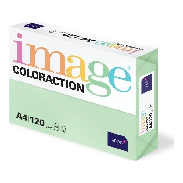 Image Coloraction A4, 120g, 250ark, Pastel Green