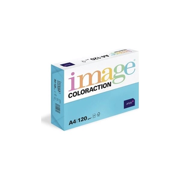 Image Coloraction A4, 120g, 250ark, Deep Turquoise