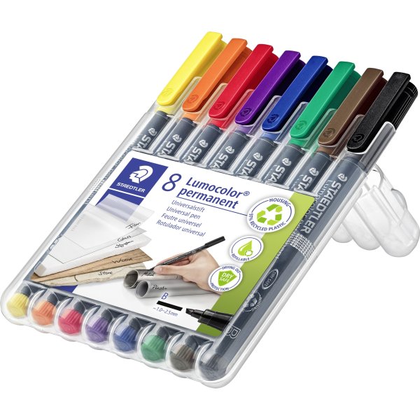 Staedtler 314 Permanent Marker | 8 farver