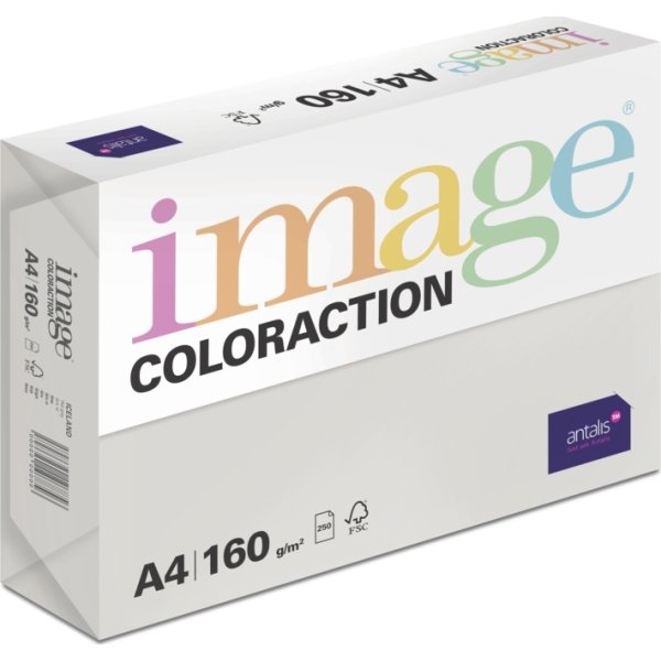 Image Coloraction A4, 160g, 250ark, Mid Grey