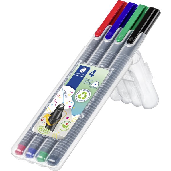 Staedtler Triplus Fineliner | 4 farver