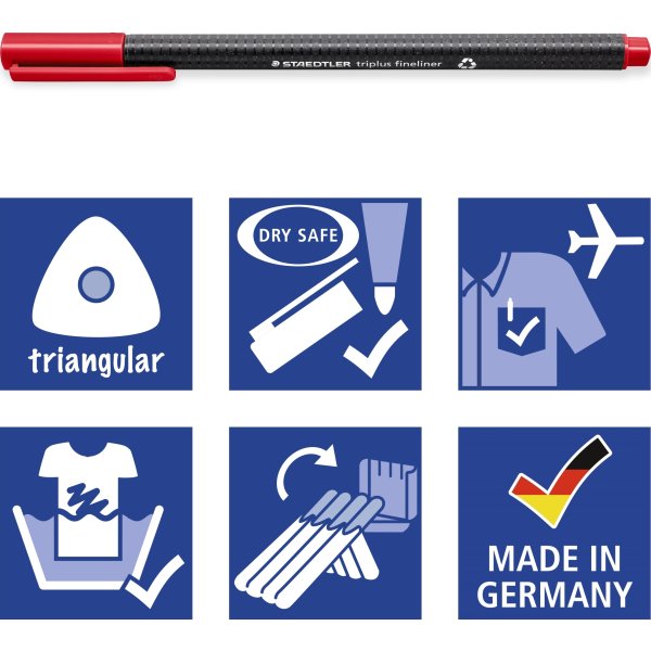 Staedtler Triplus Fineliner | Svart