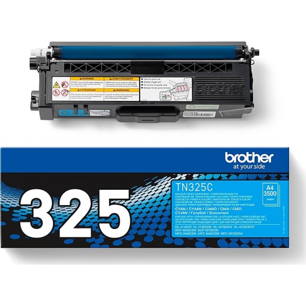 Brother TN325C lasertoner, blå, 3500s