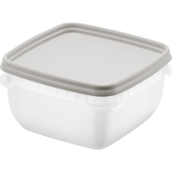 Fryse opbevaringsboks, gråbrun, 0,5L, 5 stk.