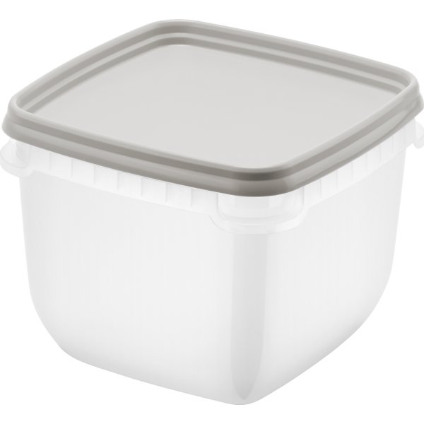 Fryse opbevaringsboks, gråbrun, 0,75L, 4 stk.
