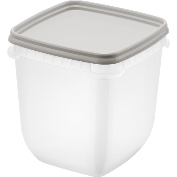 Fryse opbevaringsboks, gråbrun, 1L, 3 stk.