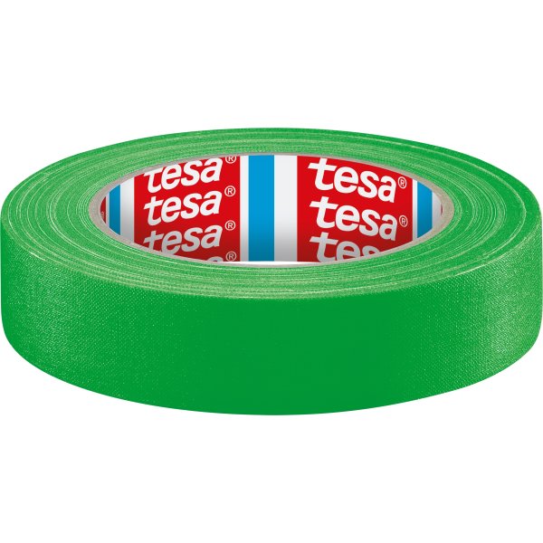 tesa selvlysende eventtape, 25mm x 19m, grøn
