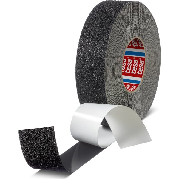 tesa skridsikker tape, 50mm x 18m, sort