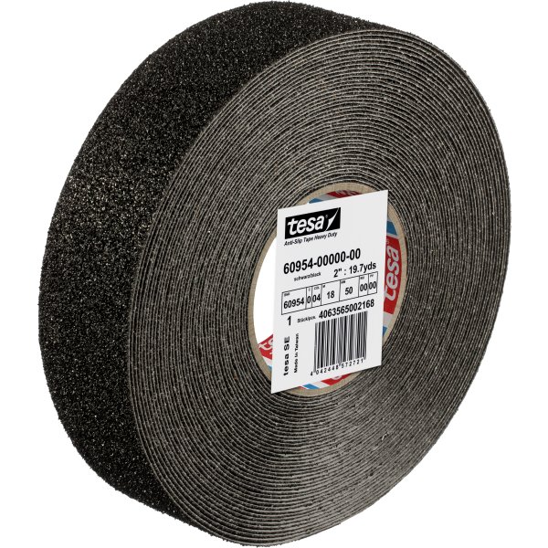 tesa skridsikker tape, 50mm x 18m, sort