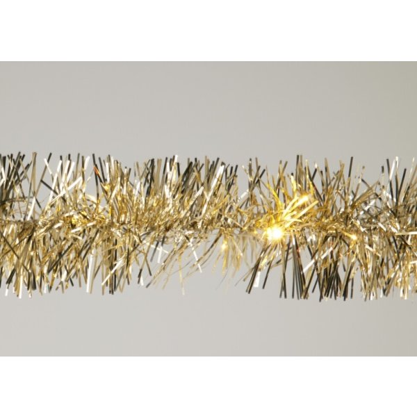 Guirlande m. LED, 10 m, champagnefarvet