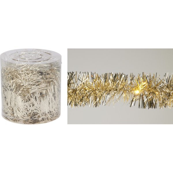 Guirlande m. LED, 10 m, champagnefarvet