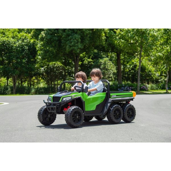 DEMO: Elbil Azeno Farmer Truck II, 24V, grøn