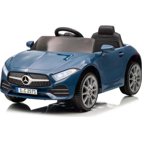 Elbil Mercedes CLS 350 børnebil, 12V, blå