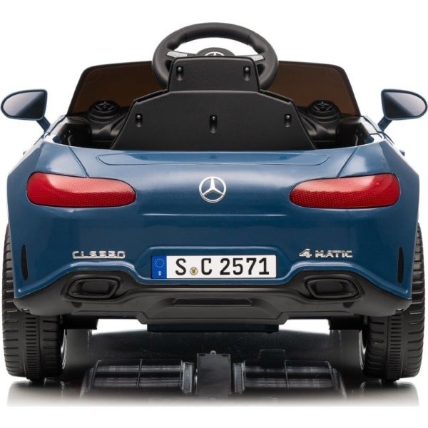 Elbil Mercedes CLS 350 børnebil, 12V, blå