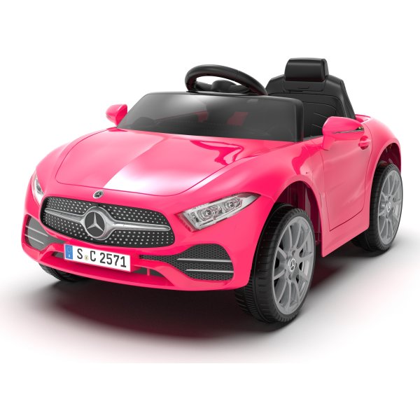Elbil Mercedes CLS 350 børnebil, 12V, lyserød