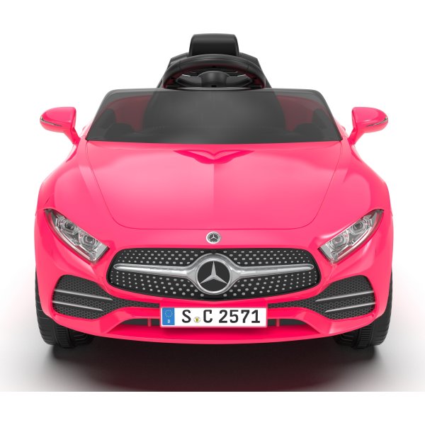 Elbil Mercedes CLS 350 børnebil, 12V, lyserød