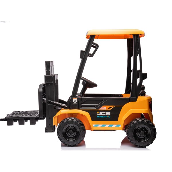 Elbil JCB gaffeltruck børnebil, 12V