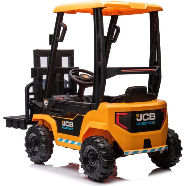 Elbil JCB gaffeltruck børnebil, 12V