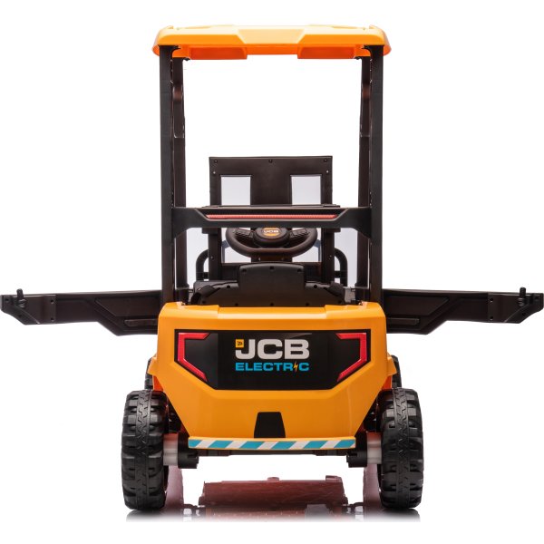 Elbil JCB gaffeltruck børnebil, 12V