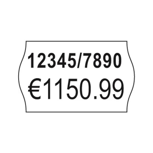 Avery Prisetiketter Perm. | 16x26 mm | Hvid