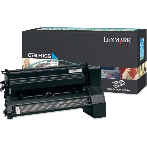 Lexmark C780H1CG lasertoner, blå, 10000s