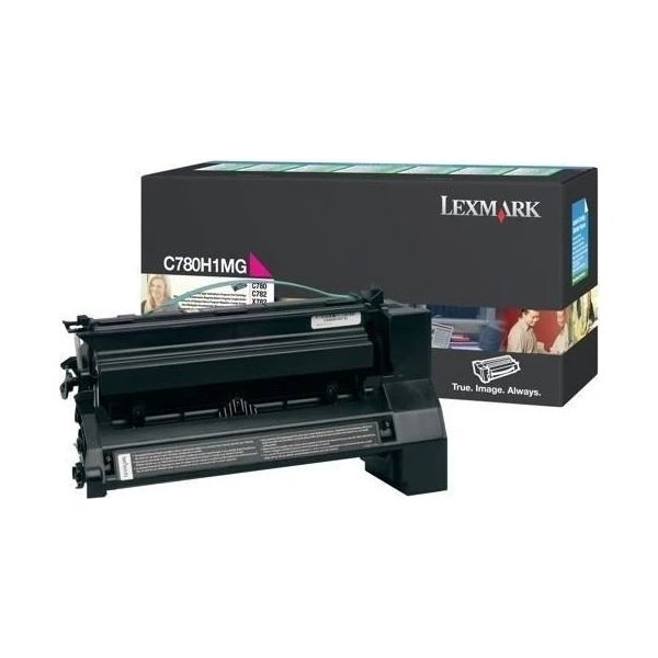 Lexmark C780H1MG lasertoner, rød, 10000s