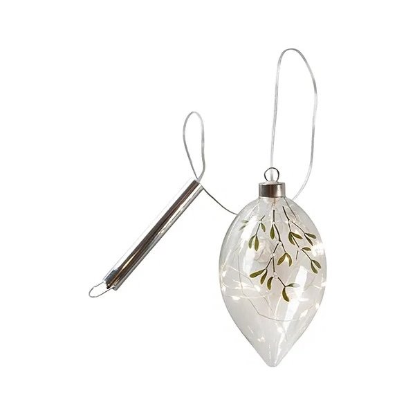 Ornament m/15 LED, m/timer, 1m ledning, H16xØ9cm