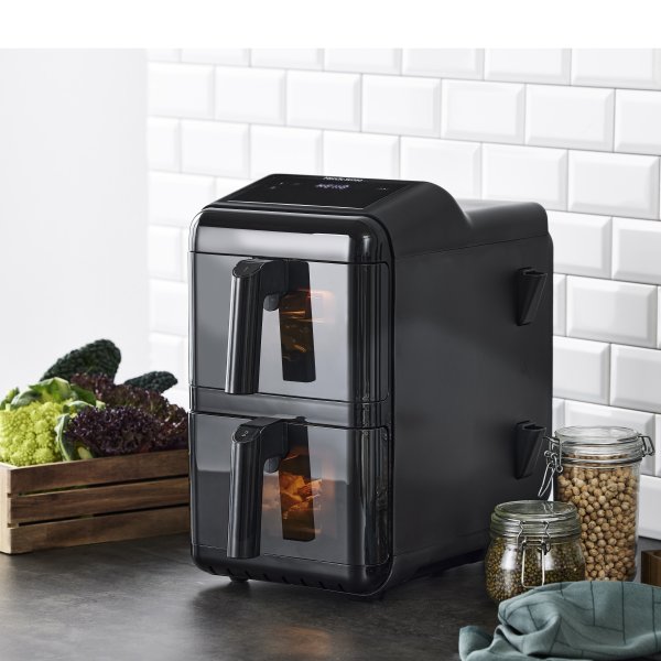 Nordic Sense Airfryer, 2 skuffer, 11,6 liter 2900W
