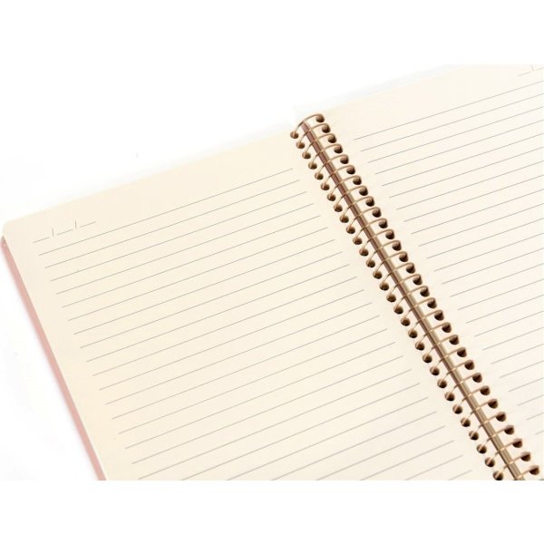 Kozo Premium Notesbog | A5| Linjeret| Muted Blush