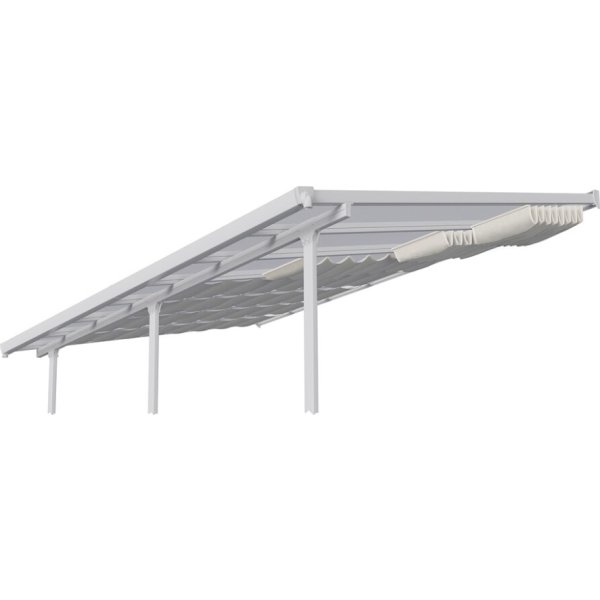 Palram Canopia Feria gardiner, 9 m2, hvid