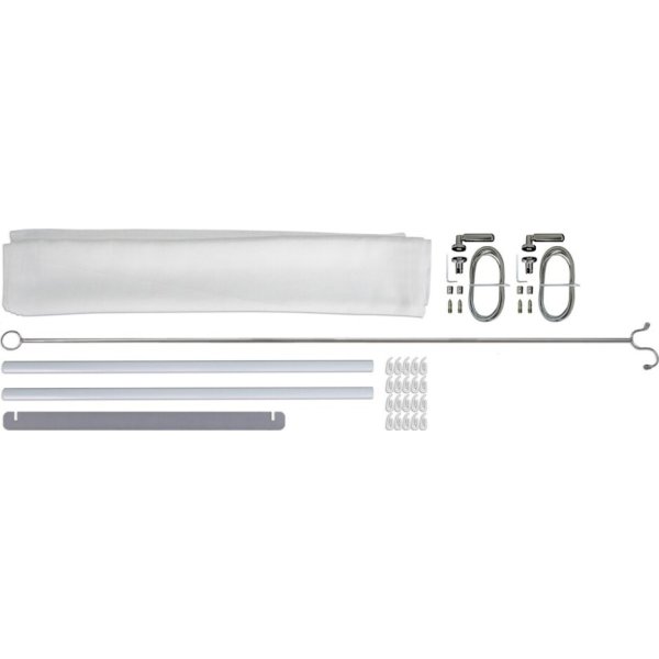 Palram Canopia Feria gardiner, 9 m2, hvid