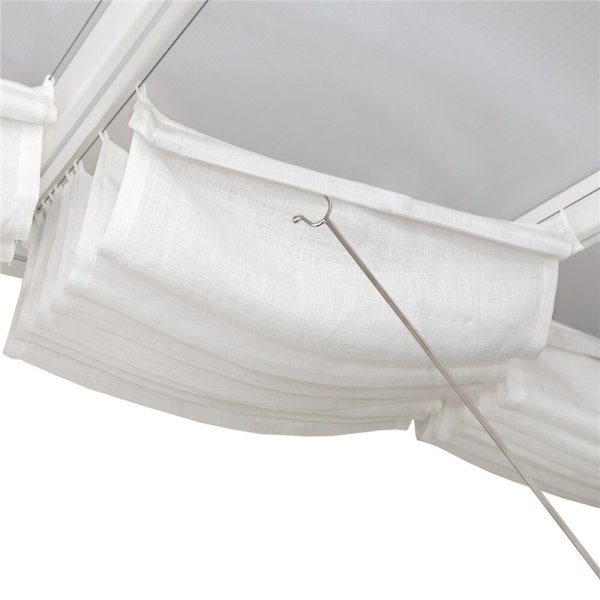 Palram Canopia Feria gardiner, 9 m2, hvid