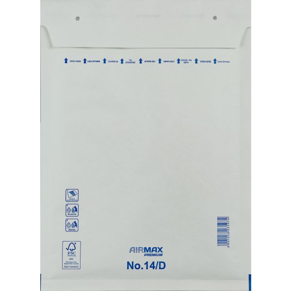 AirMax Boblekuvert | 14/D-W4 | 200x275 mm | Hvid