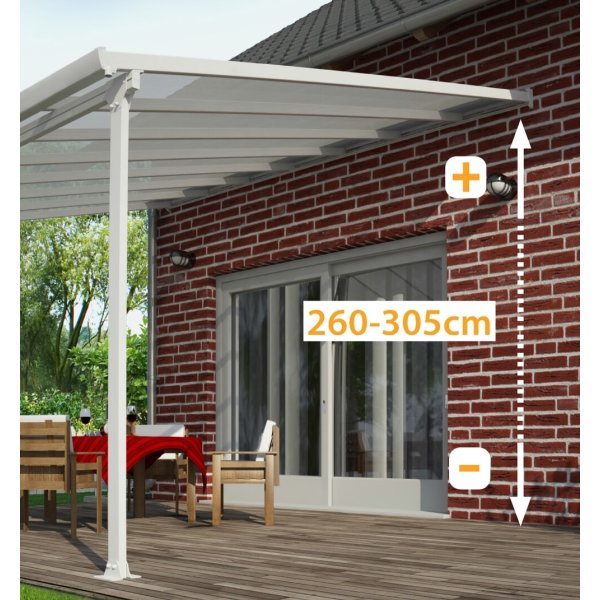 Palram Canopia Feria overdækning, 12,5 m2, hvid