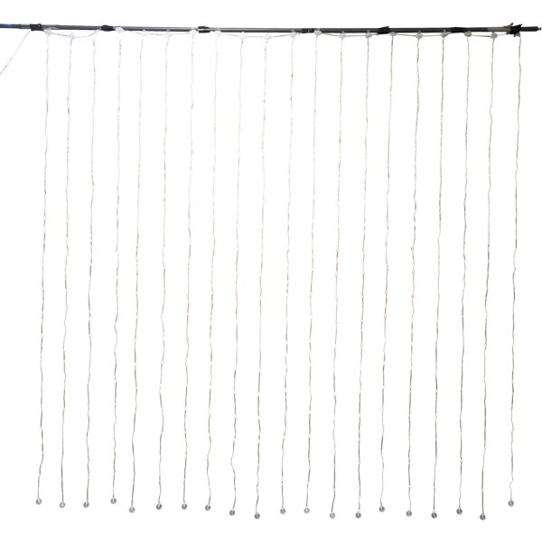 Gardin lyskæde, 400 LED, 200x200 cm
