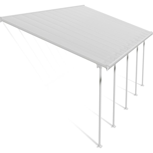 Palram Canopia Feria terr. overdæk, 4x7,8m, hvid