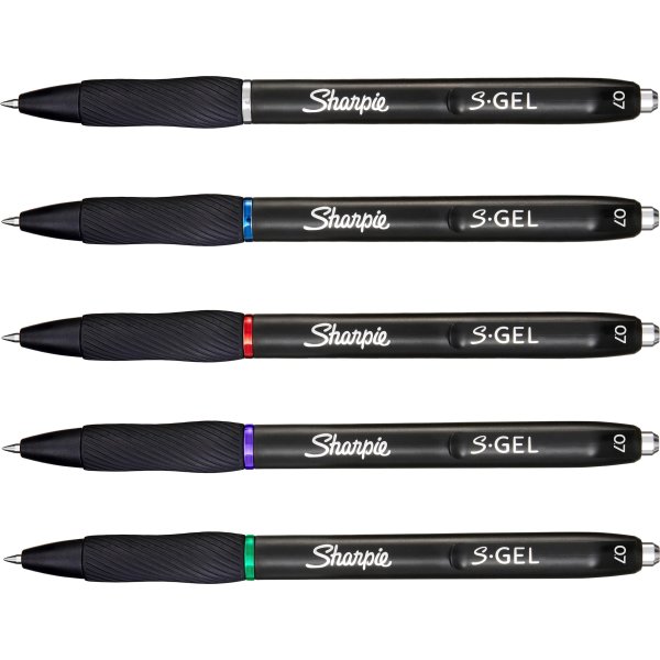Sharpie S-Gel Rollerpen | 8 assorterede farver
