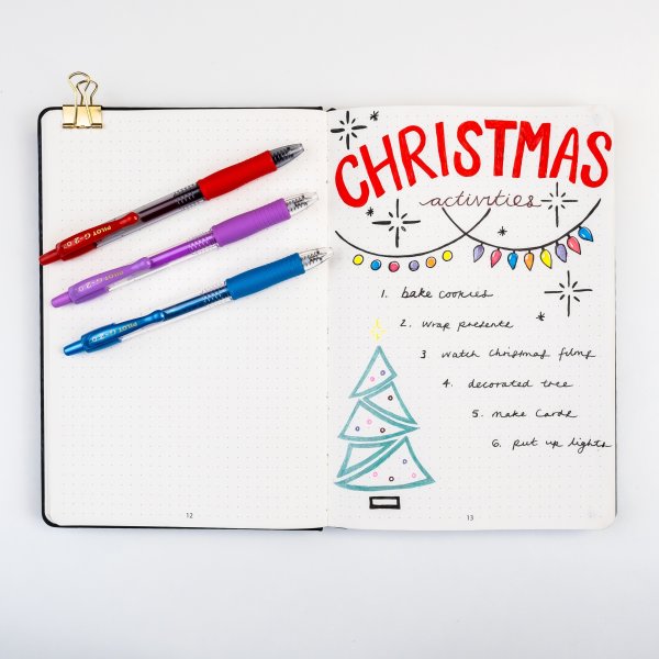 Pilot G-2 Rollerpen | M | Mørkerød