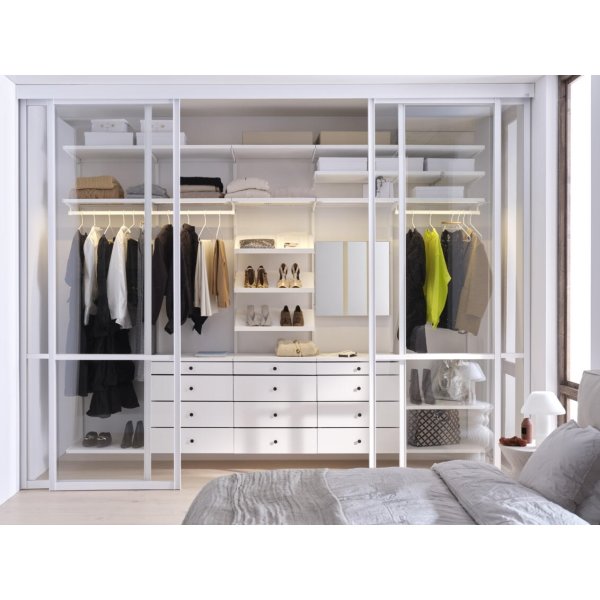 Elfa Decor låg låda 40, längd 602 mm, vit