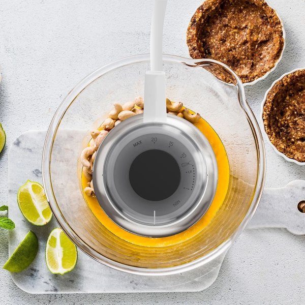 Black+Decker Stavblender sæt 750W, Hvid