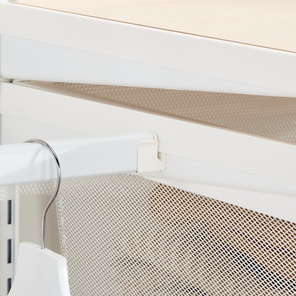 Elfa Decor bøjlestang sideholder, mat hvid, 2 stk